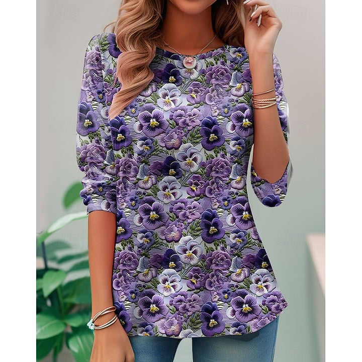 Hazel | Floral Long-Sleeve Top