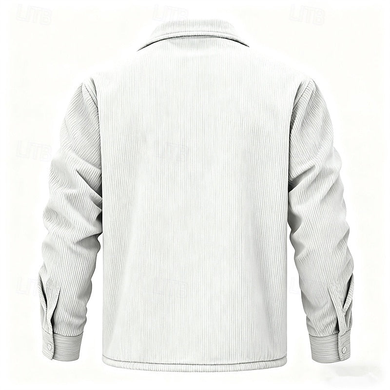 Garrett | Rugged Textured Overshirt Jacket