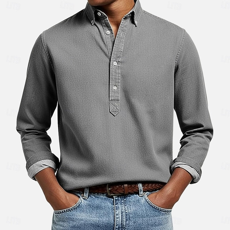 Nolan | Relaxed Popover Shirt
