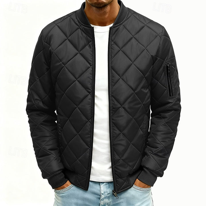 Grayson | Quilted Bomber Jacket