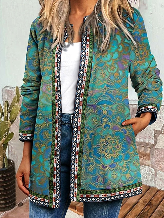 Rosemary | Floral Patchwork Quilted Jacket