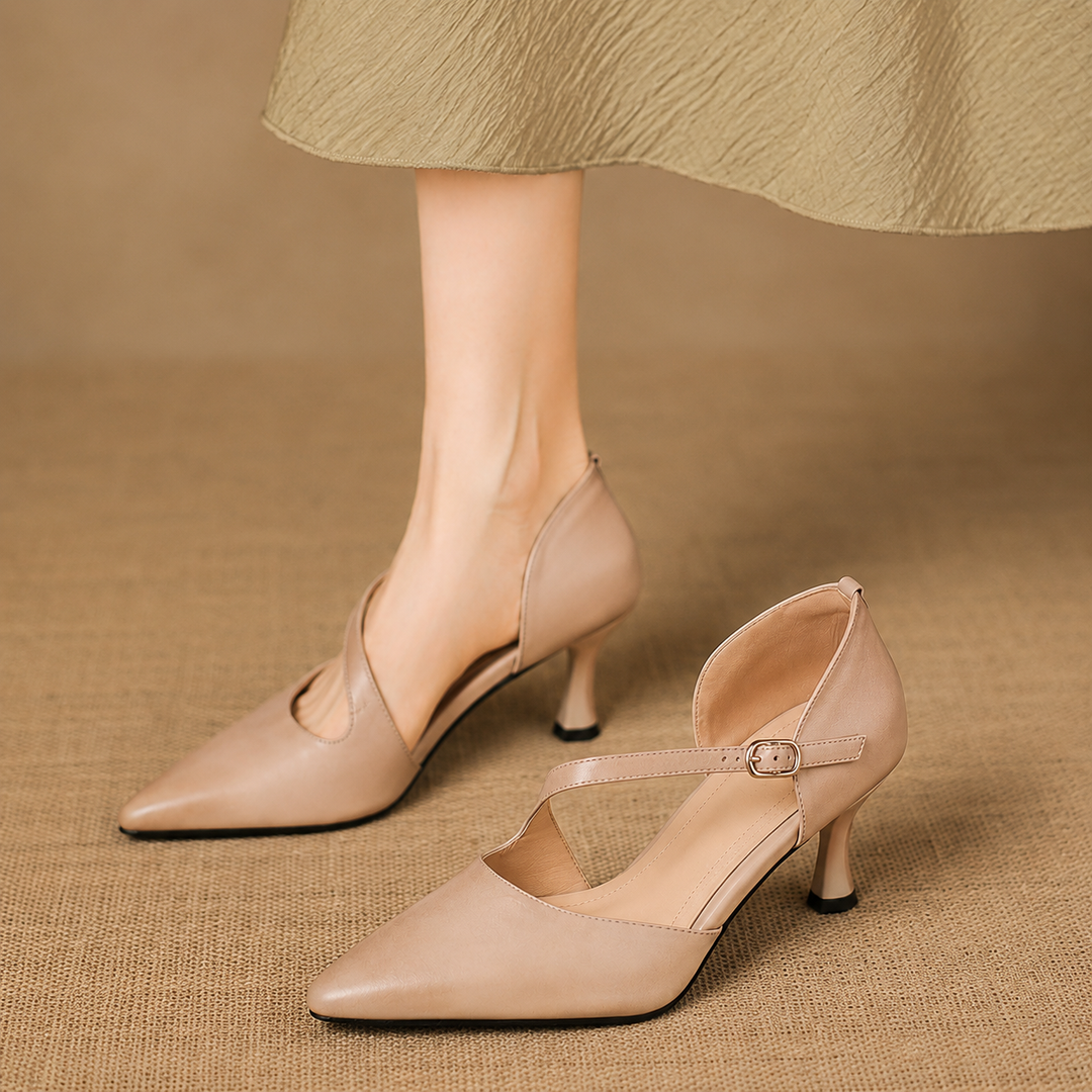 Diana | Elegant Crossover Strap Heels