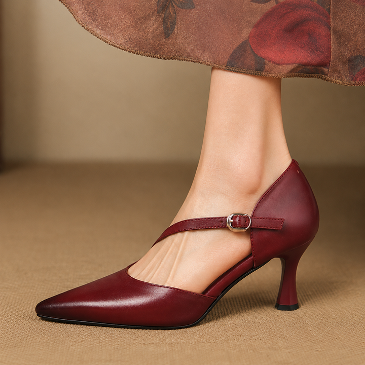 Diana | Elegant Crossover Strap Heels