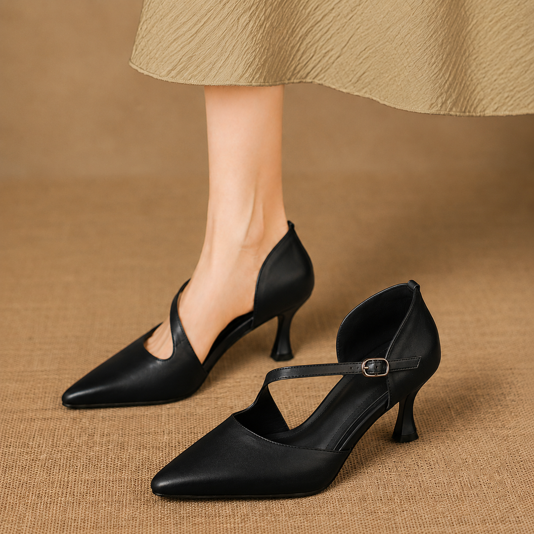 Diana | Elegant Crossover Strap Heels