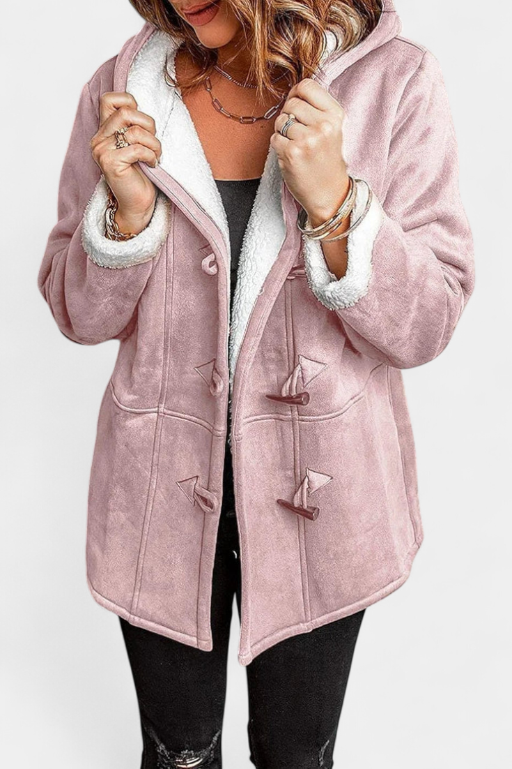 Deanna | Cosy Hooded Toggle Coat