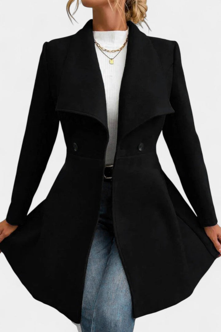 Nora | Tailored Peplum Coat