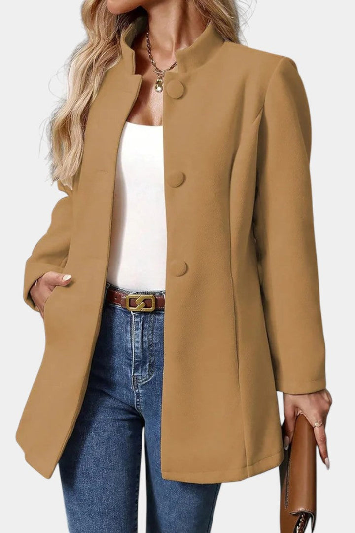 Rosabelle | Refined High-Collar Overcoat