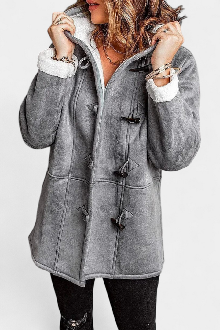 Deanna | Cosy Hooded Toggle Coat