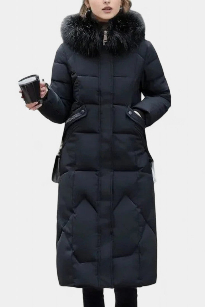 Frances | Longline Hooded Winter Coat