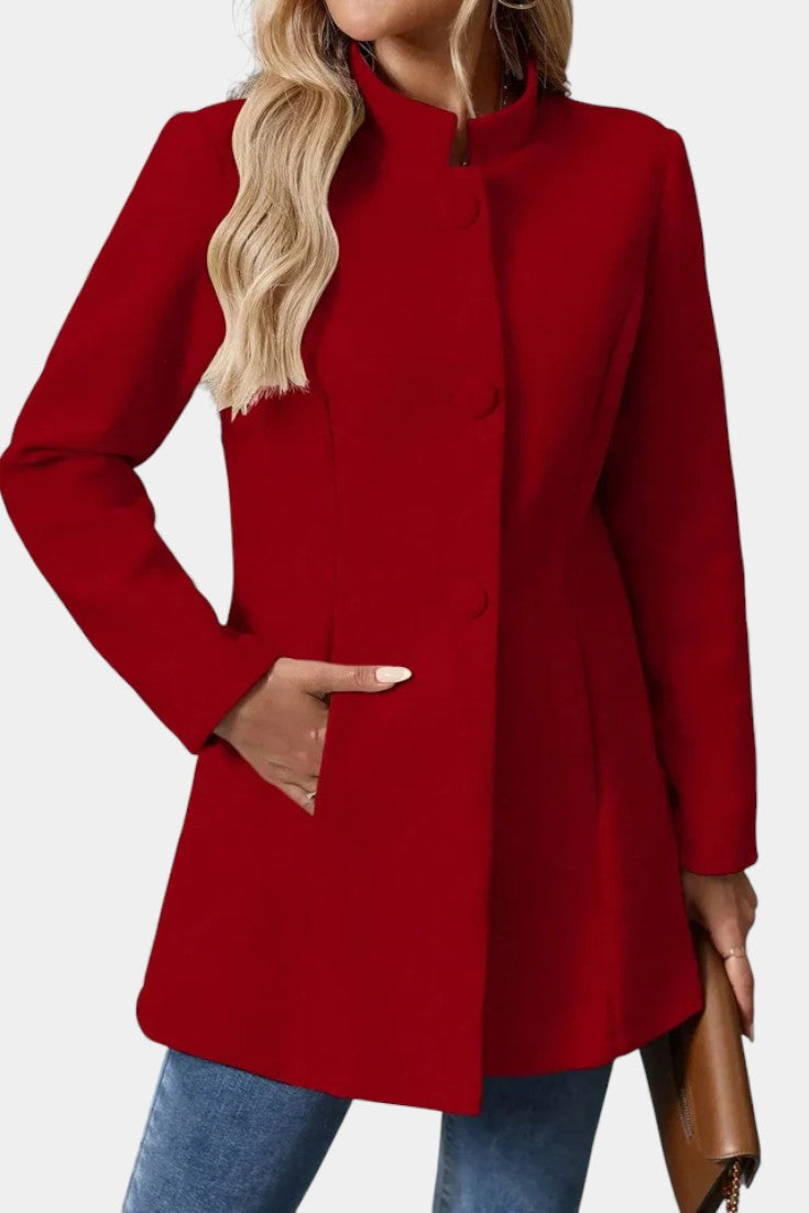 Rosabelle | Refined High-Collar Overcoat