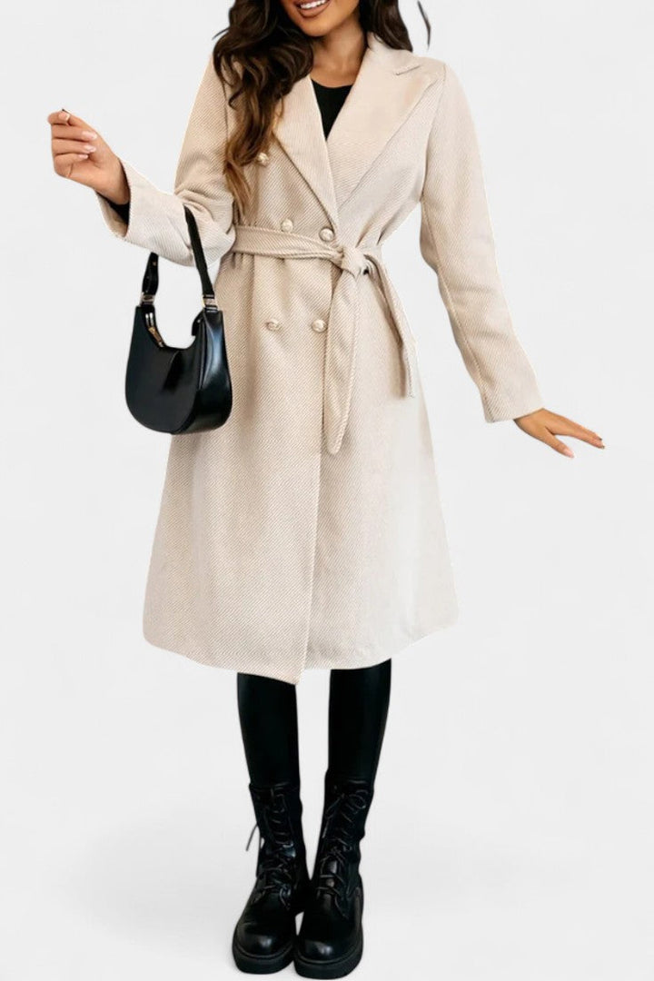 Camille Delacroix | Belted Double-Breasted Coat