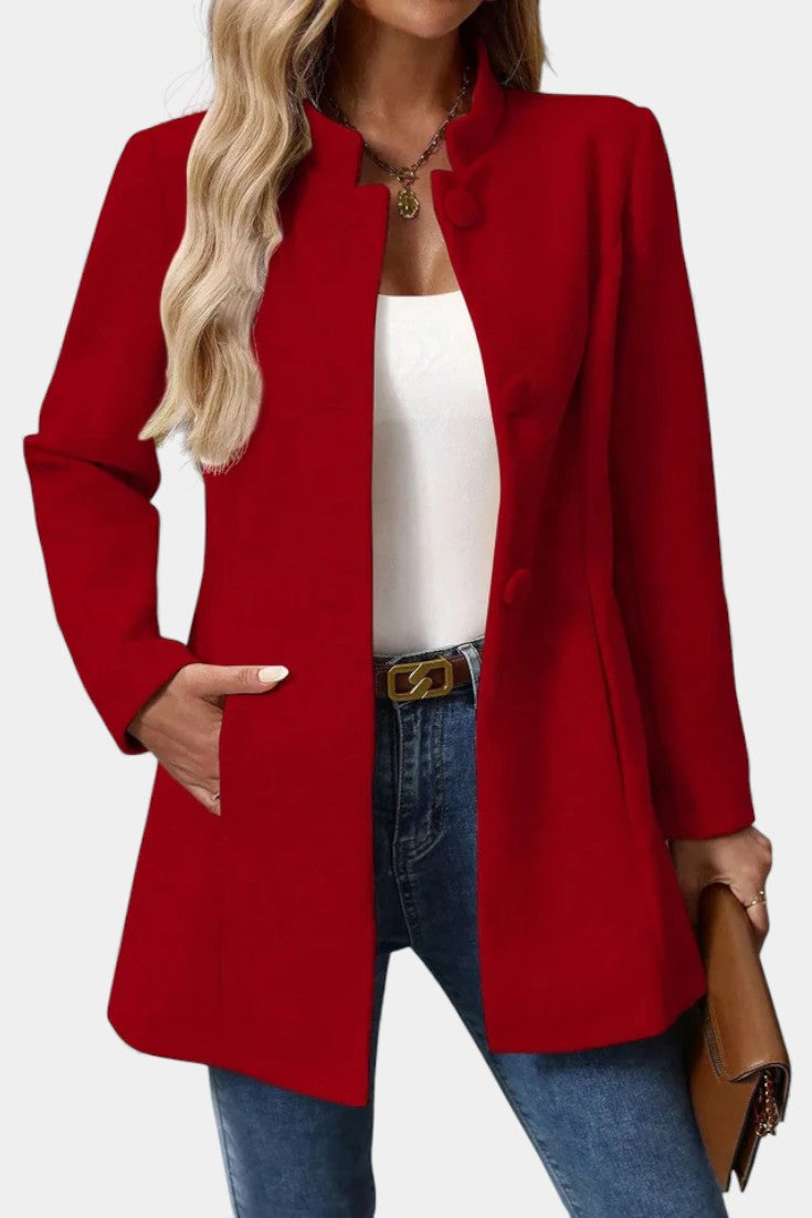Rosabelle | Refined High-Collar Overcoat