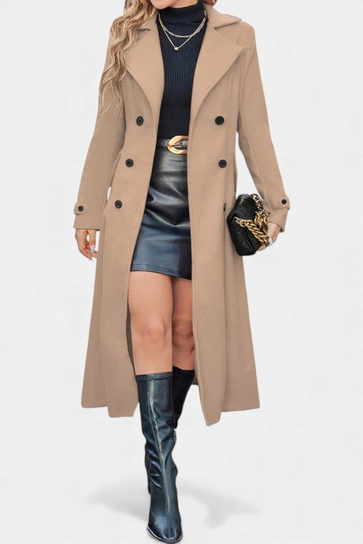 Sloane | Double-Breasted Longline Coat