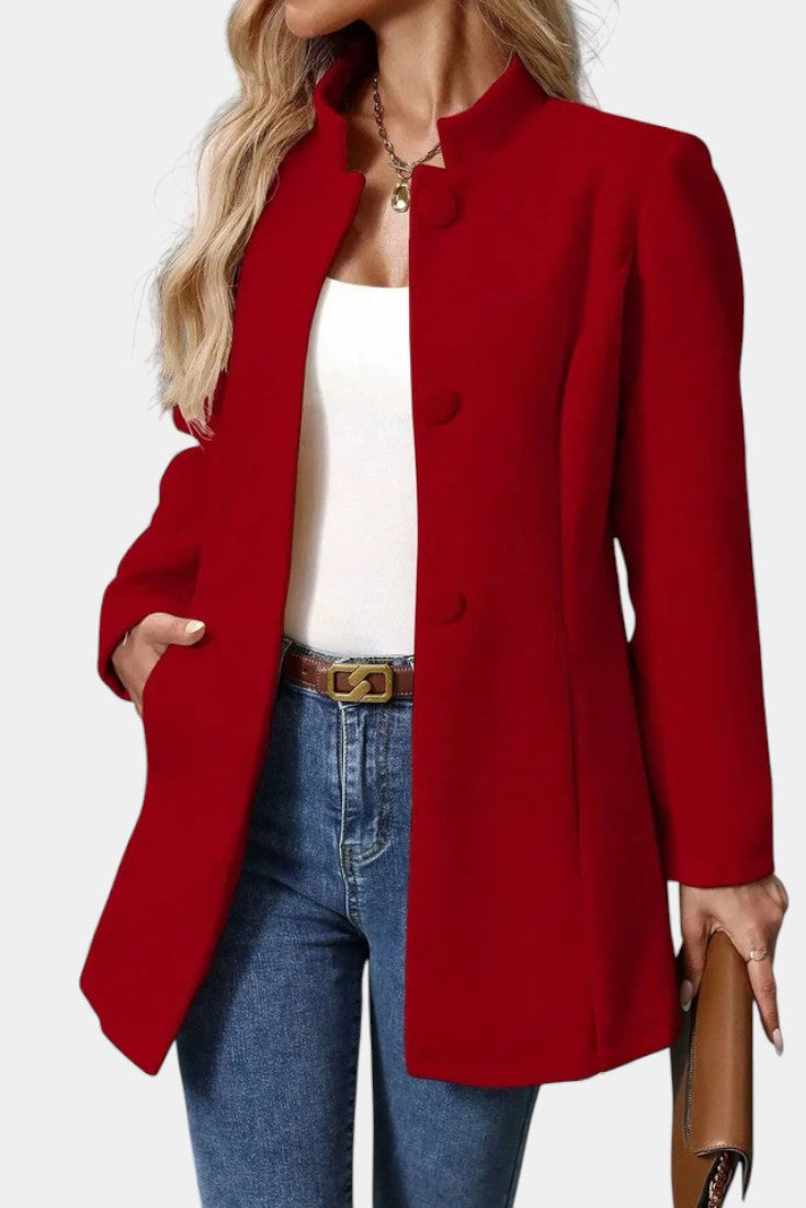 Petra | Tailored High-Collar Coat