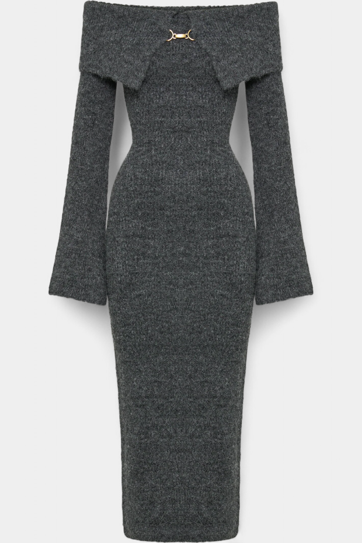Callista | Off-Shoulder Midi Dress