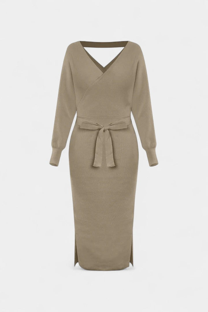 Everly | Wrap-Back Midi Dress