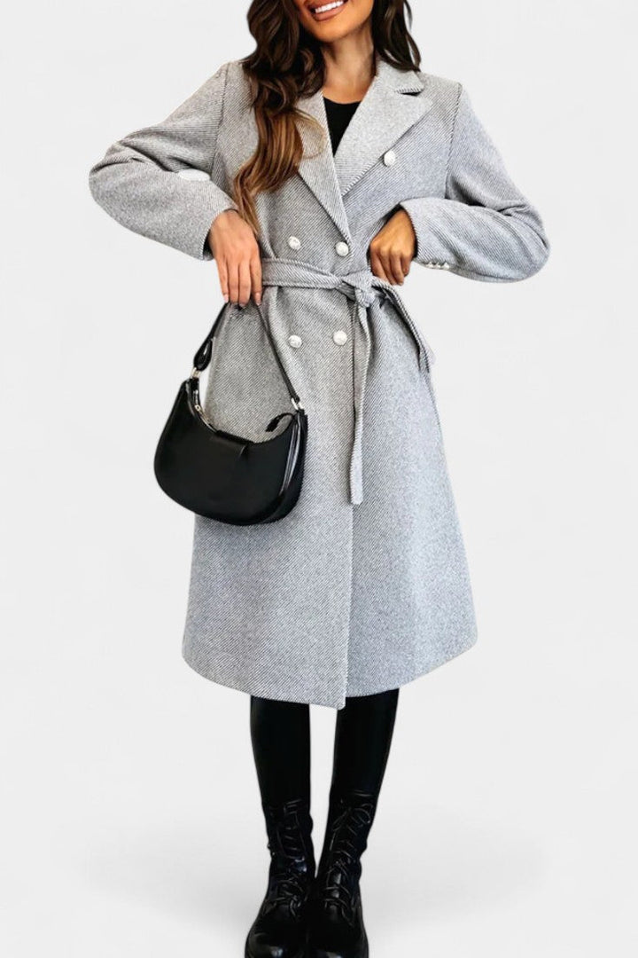 Camille Delacroix | Belted Double-Breasted Coat