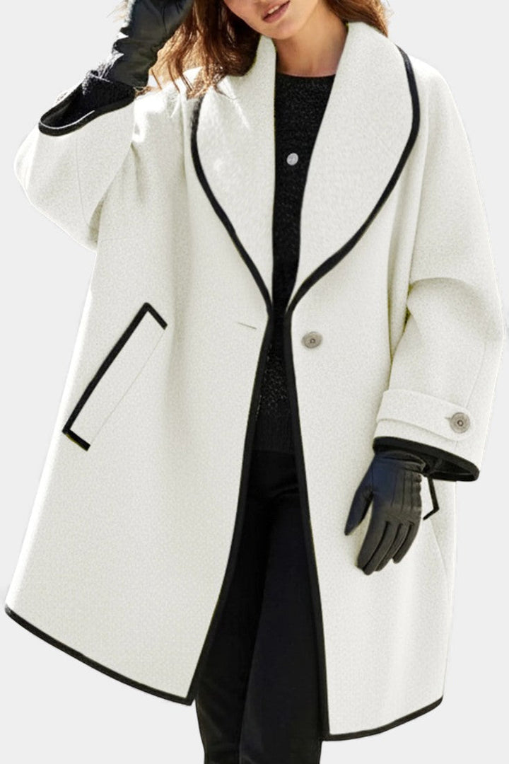 Maura | Wide-Collar Statement Coat