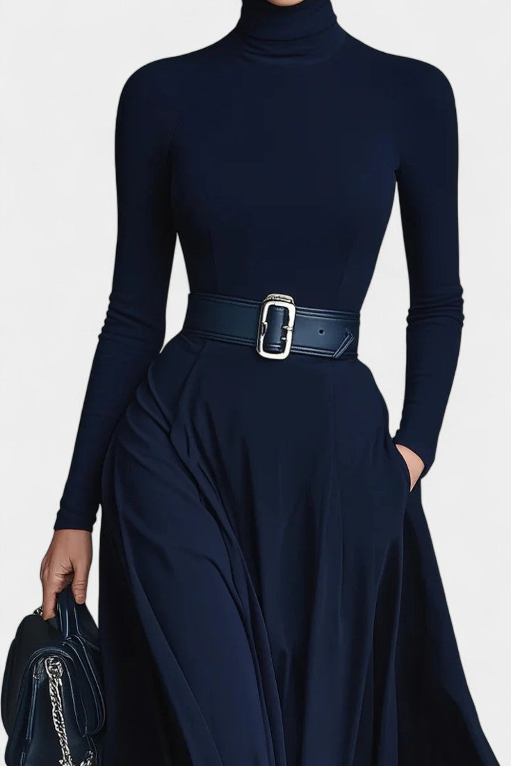 Eloise | Elegant Belted Maxi Dress