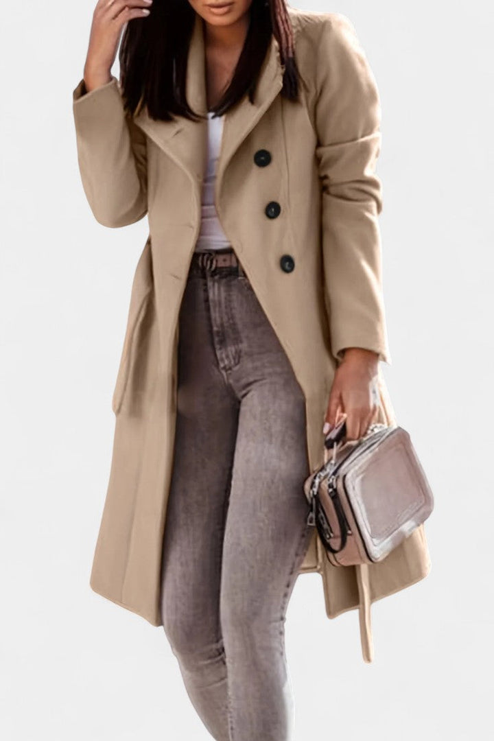 Odette | Belted Longline Coat