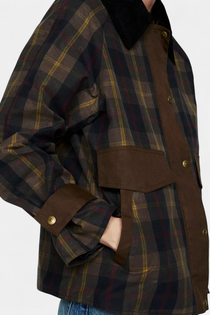 Winona | Timeless Checked Jacket with Contrasting Collar