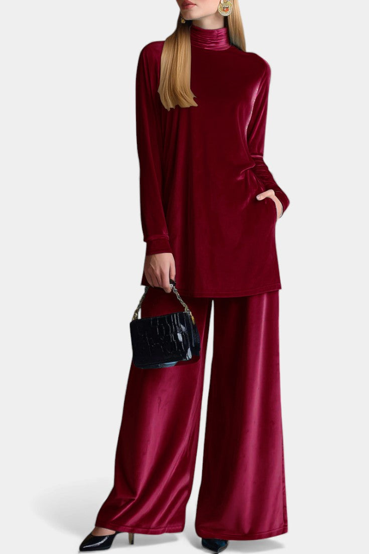 Annette | Elegant Wide-Leg Two-Piece Set
