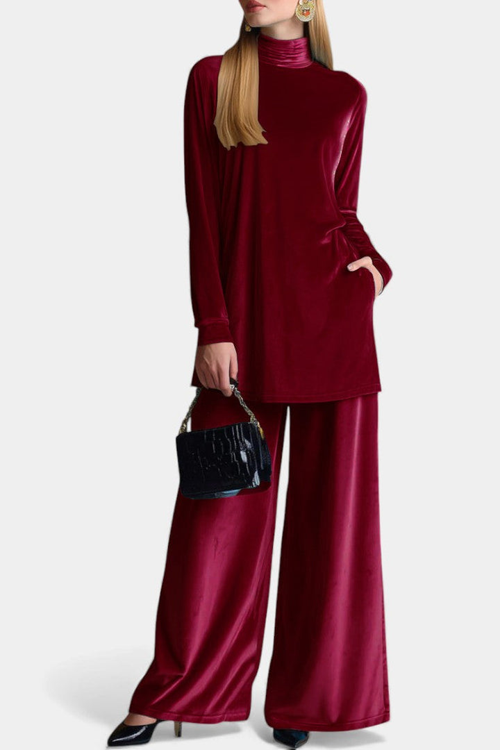 Annette | Elegant Wide-Leg Two-Piece Set