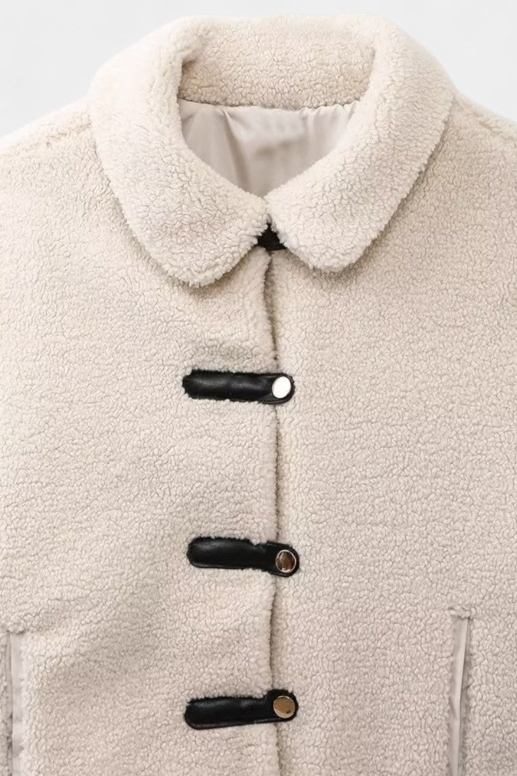 Eugenie | Cropped Toggle-Front Jacket