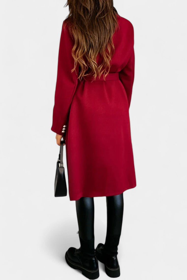 Camille Delacroix | Belted Double-Breasted Coat