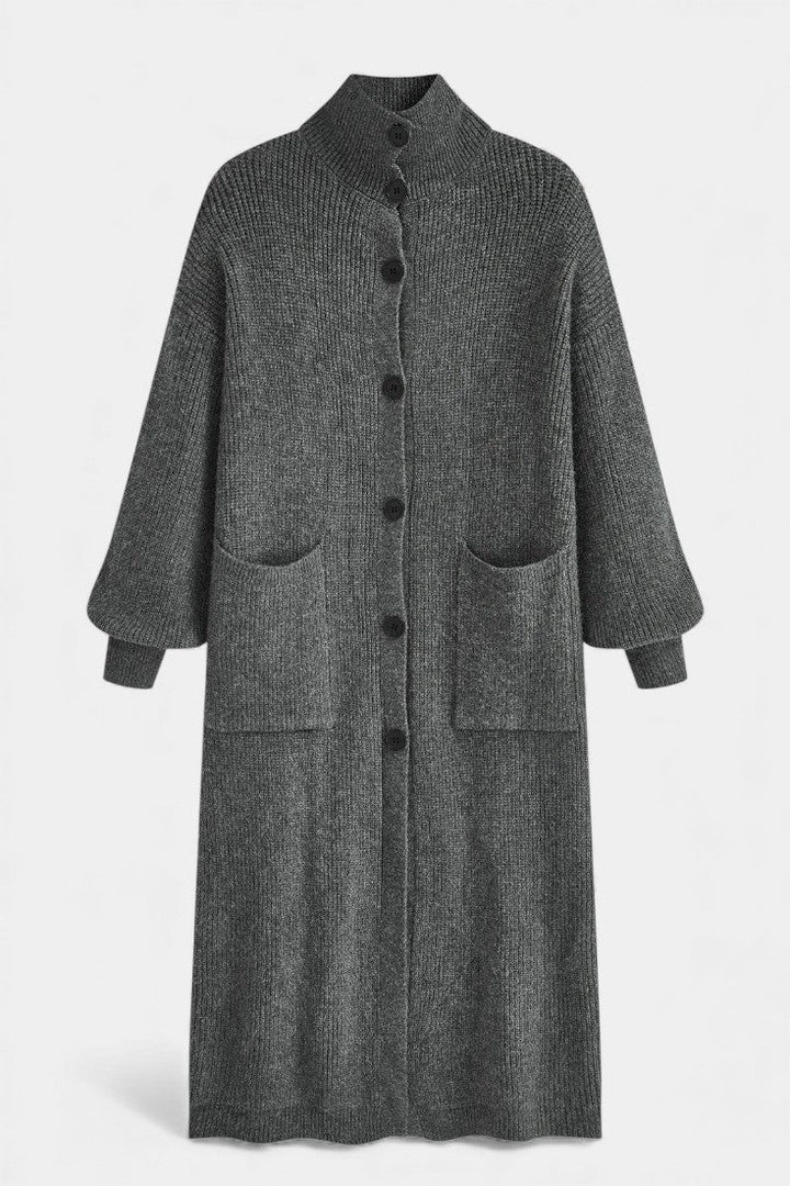 Amelie | Longline Turtleneck Coat