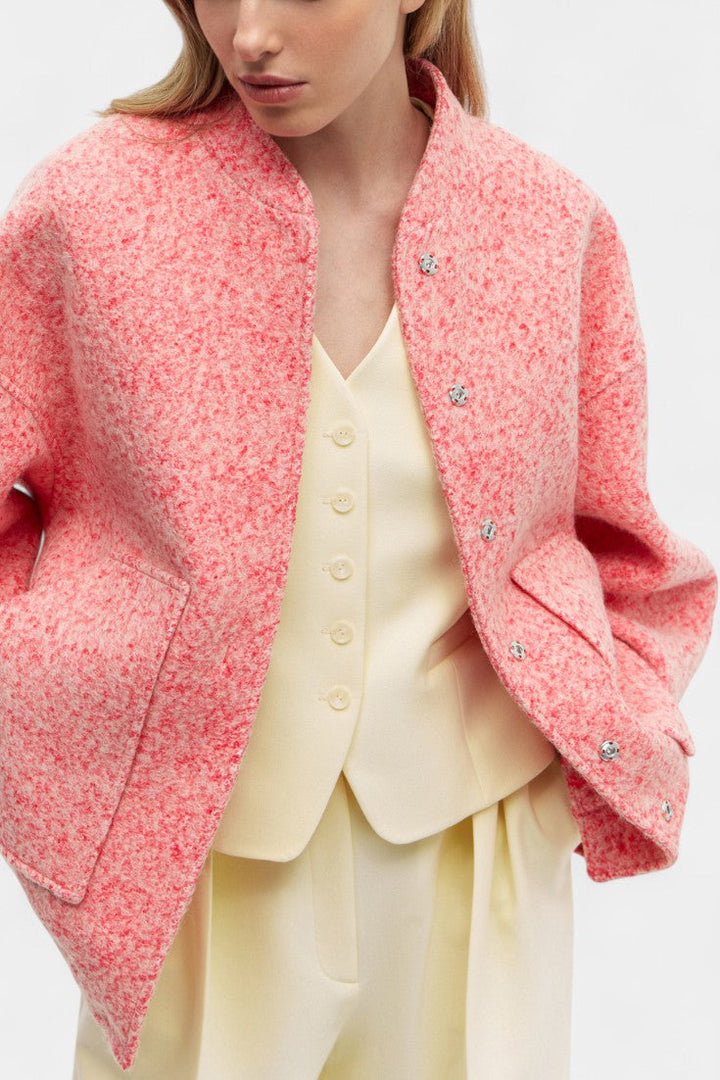Rosina | Cosy Textured Bomber Jacket