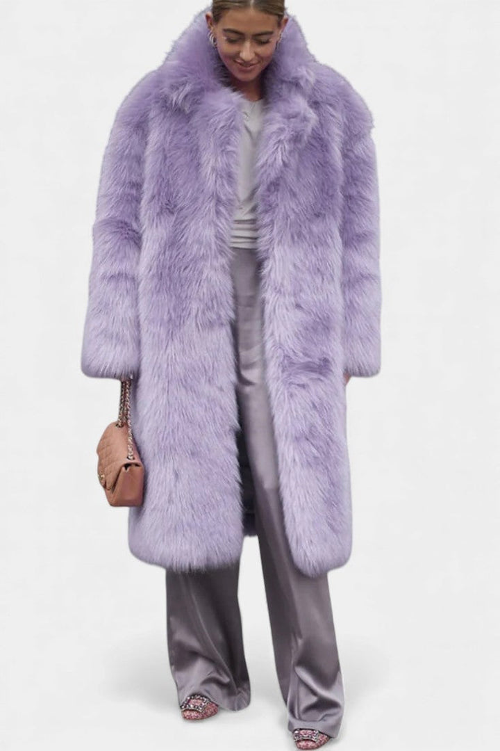 Lila | Plush Longline Coat