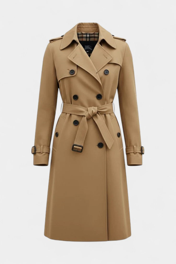 Aurora | Belted Double-Breasted Trench Coat