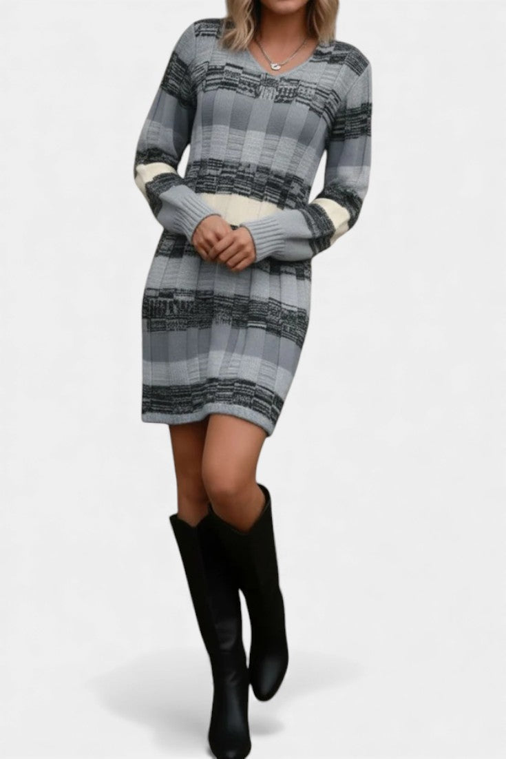 Frances | Striped Sweater Dress