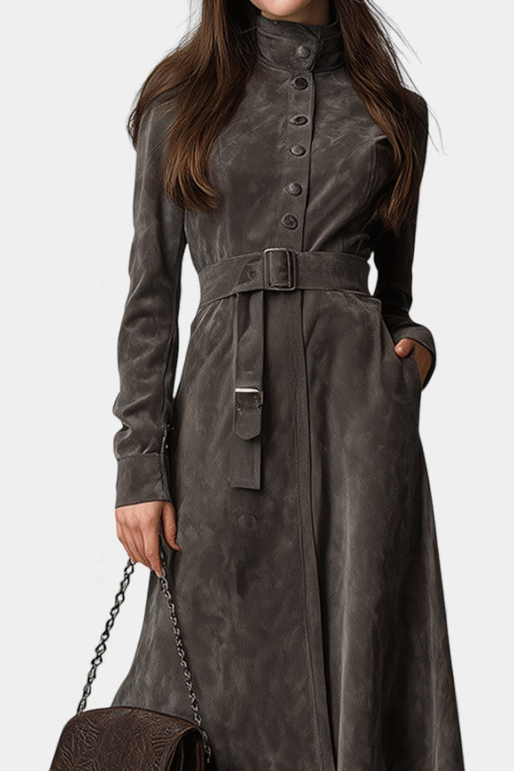Marlowe | Belted Long Western Coat