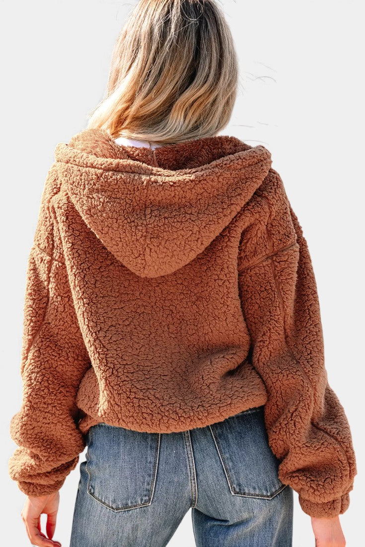 Talia | Cosy Hooded Zip Jacket