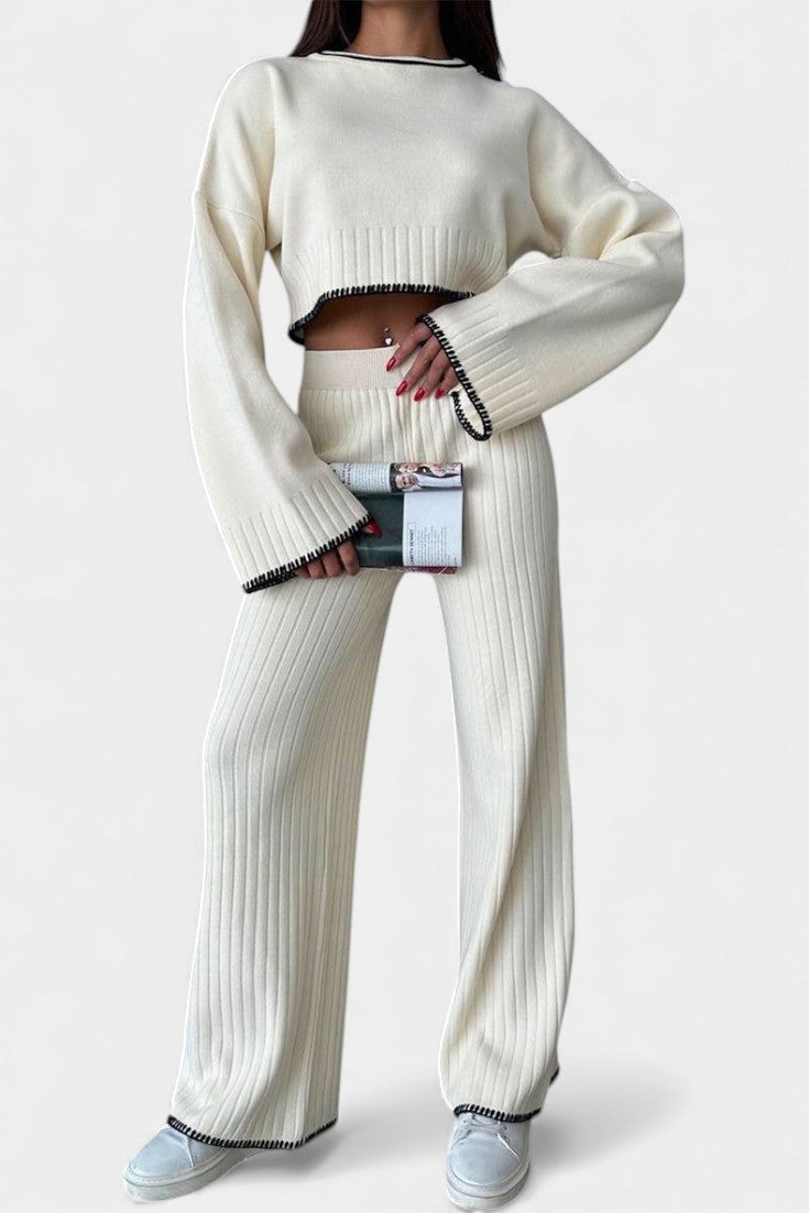 Aurora | Ribbed Two-Piece Set