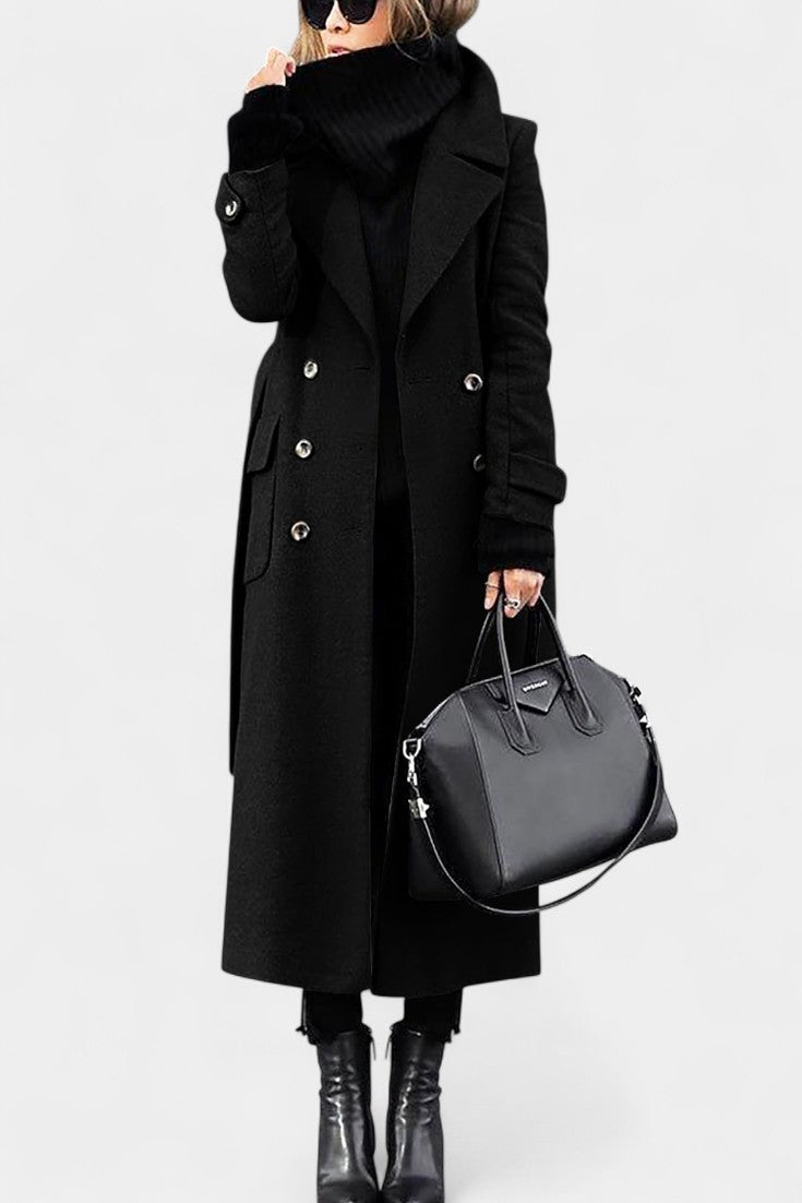 Rosabel | Tailored Double-Breasted Long Coat