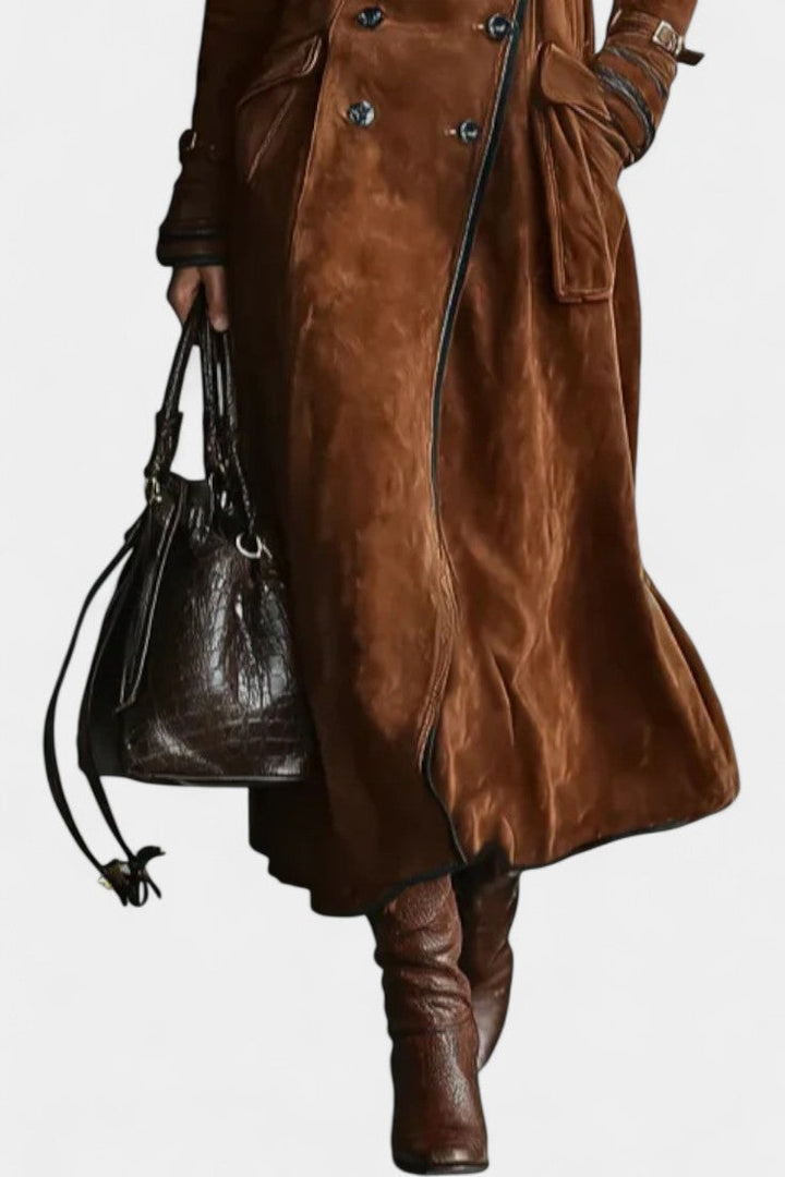 Beverly | Tailored Double-Breasted Long Coat