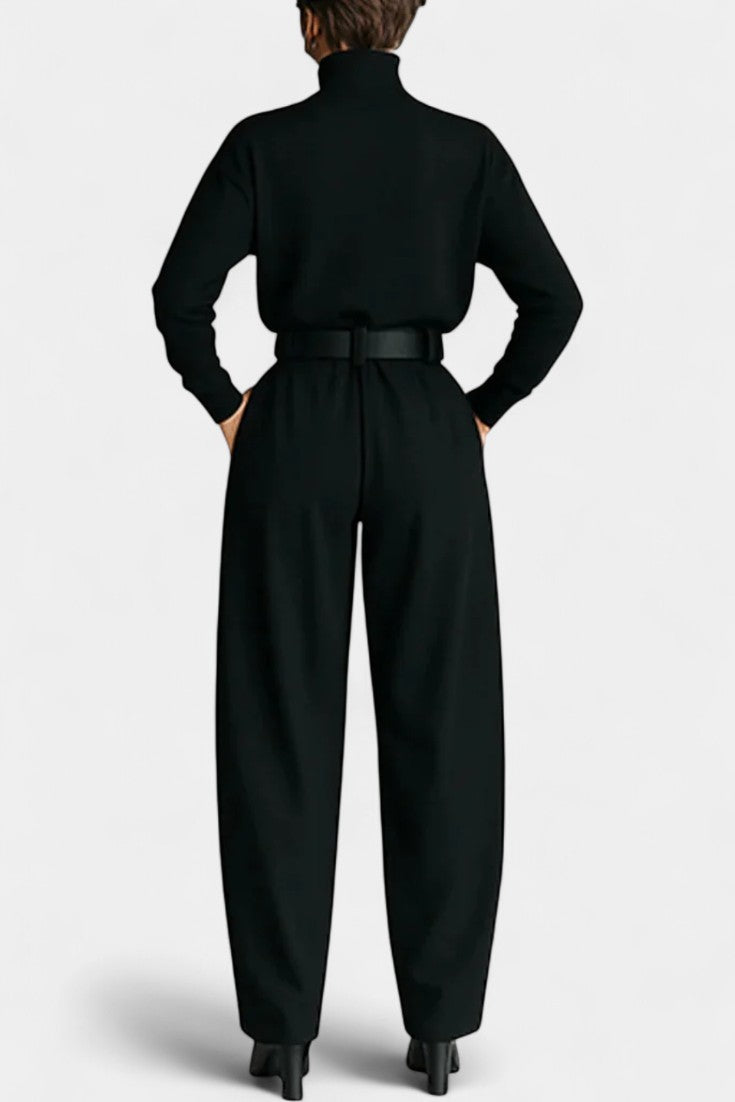 Delia | High-Collar Two-Piece Set