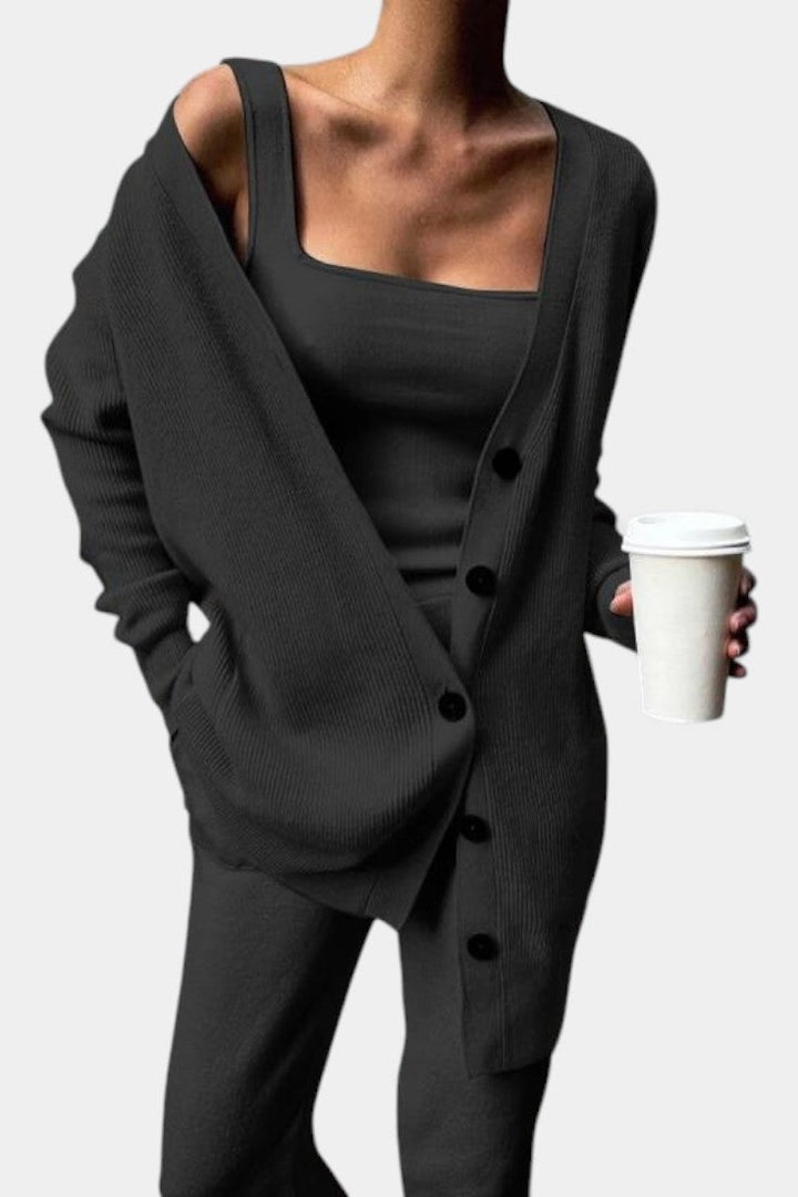 Odalie | Relaxed Loungewear Three-Piece Set