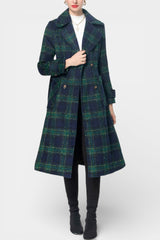Sabella | Checked Longline Coat