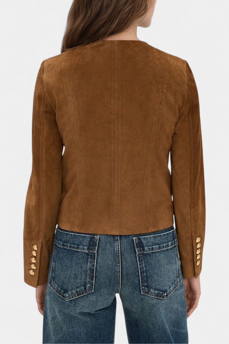 Susanne | Tailored Button-Front Jacket
