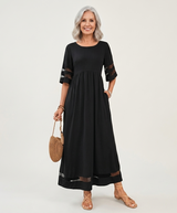 Verity | Graceful Panelled Midi Dress