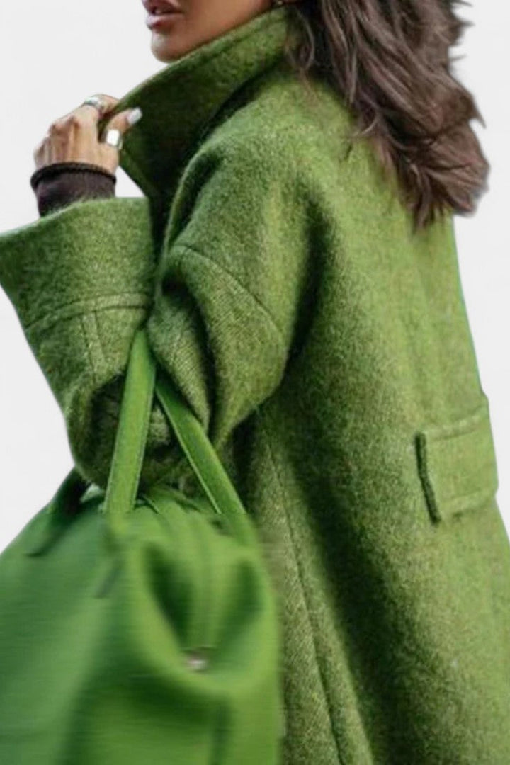 Cornelia | Oversized Double-Breasted Long Coat
