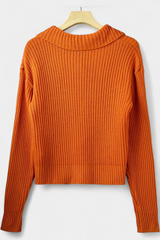 Rosalba | Wide-Collar Chunky Knit Jumper