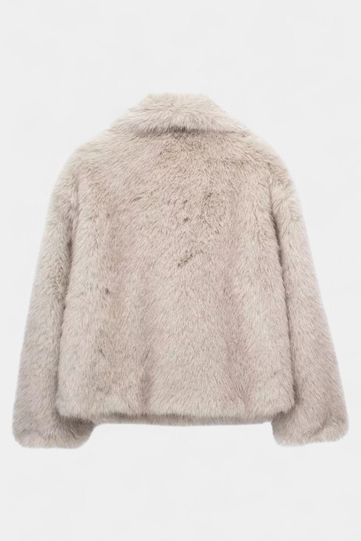 Sadie | Plush Statement-Collar Coat