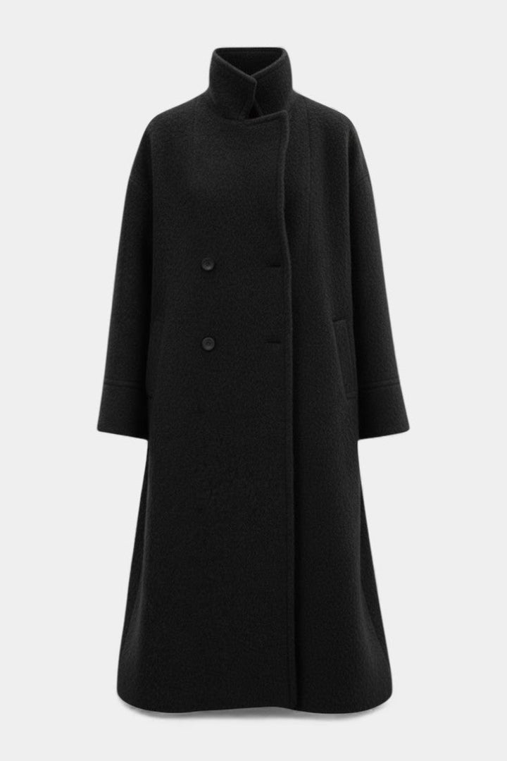 Cornelia | Oversized Double-Breasted Long Coat