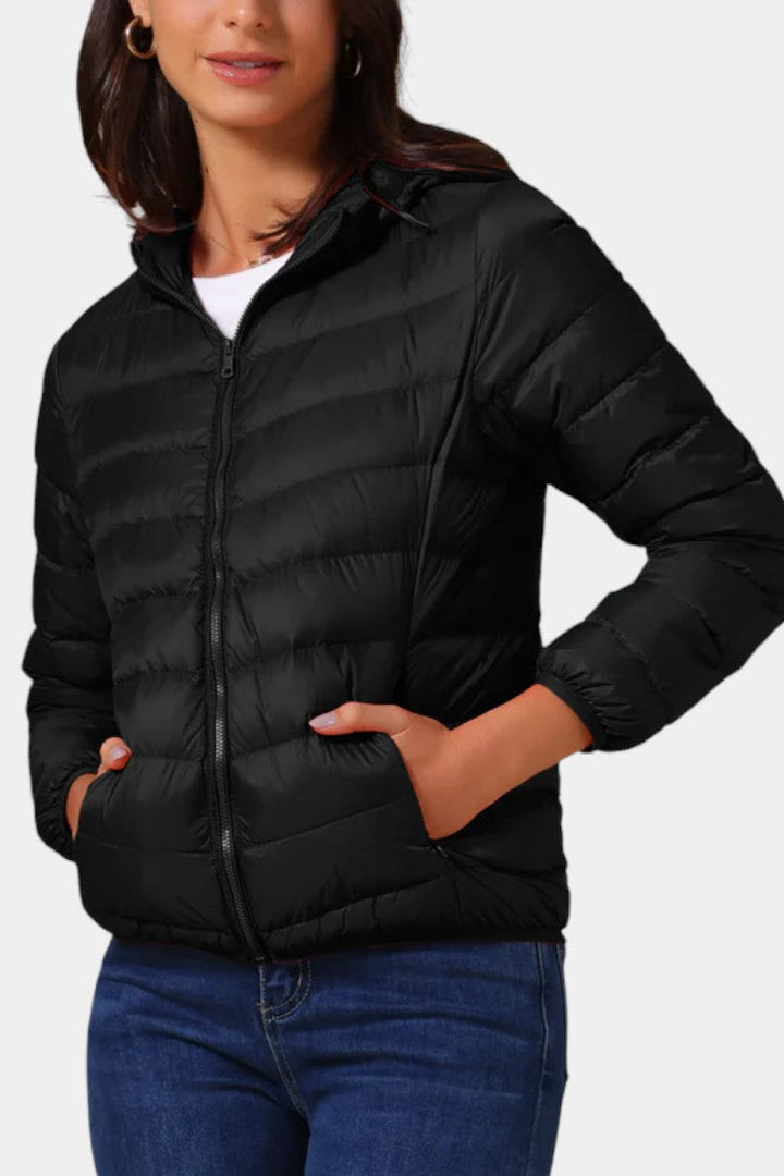 Gabriella | Lightweight Quilted Hooded Jacket