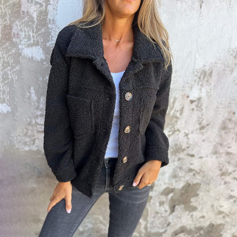 Thea | Cosy Button-Up Jacket